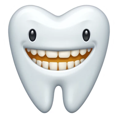 Make the teeth longer sticker