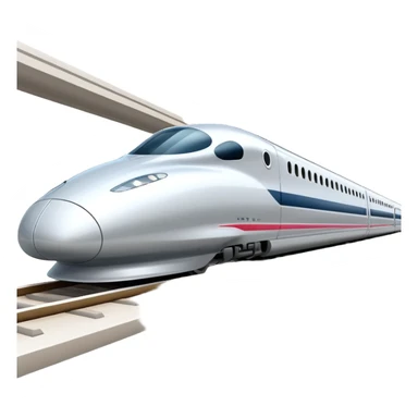 high speed bullet train sticker