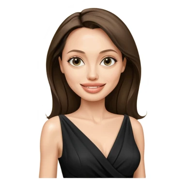 Angelina Jolie up to the waist sticker