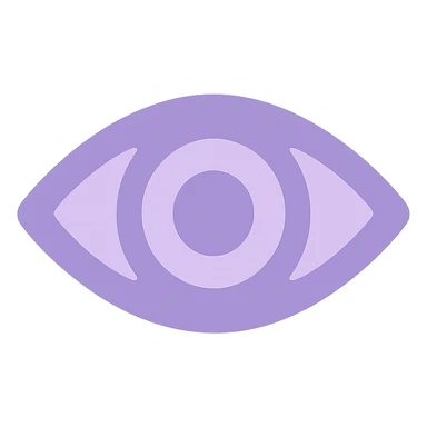 A dull purple eyes sticker