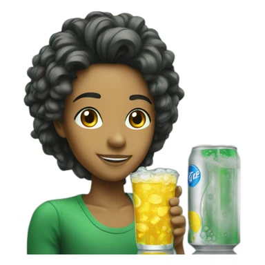 Sprite drink sticker