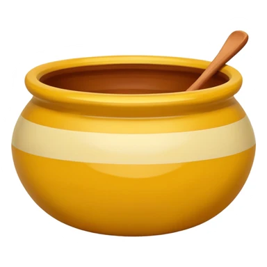 Clay Pottery Bowl yellow  sticker