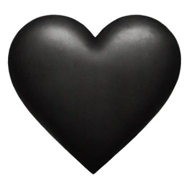 black grunge heart sticker