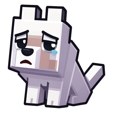 Extract every character from the picture. character including the clothes and accessories they are wearing, and place on a transparent background. Keep the original style and appearance exactly the same. and separately give me the each character picture. There is 3 character in this image. there is two dog

 sticker