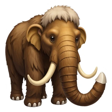 a Mammoth half body sticker