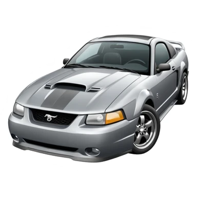 Grey 2003 mustang gt emoji sticker