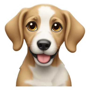 Christmas puppy sticker