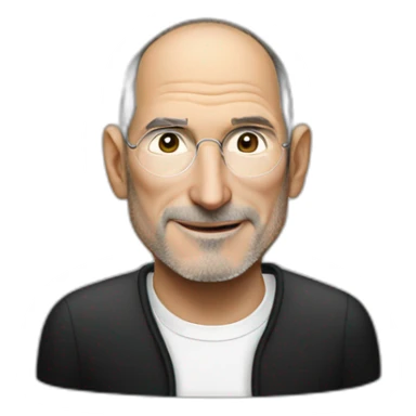 Steve jobs using iphone 14 pro sticker
