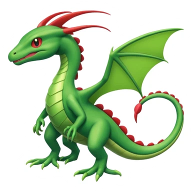 Helioptile-Flygon-Grovyle-fusion (full body) sticker