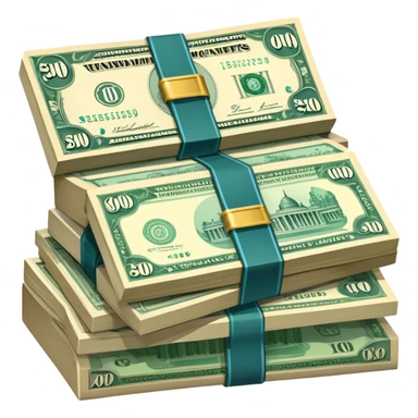 Icon for Banknote Collecting: a collection of old, rare banknotes with intricate designs and historical significance, stacked or displayed in an album. The icon should evoke the fascination with collecting currencies from different eras and countries. Transparent background. sticker