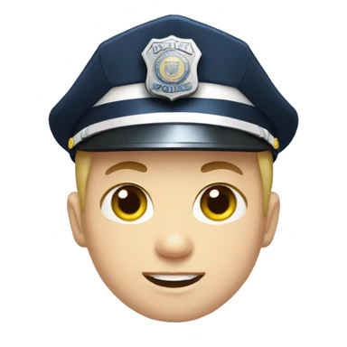 Police officer with down syndrome sticker