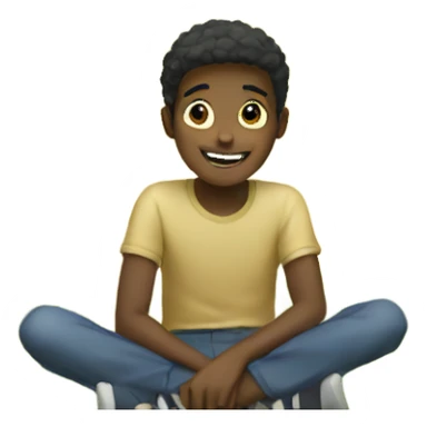 boys enjoying outdoors under tree sticker