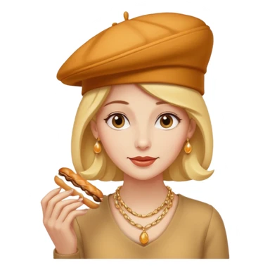 Female and Butterscotch éclair combined  sticker