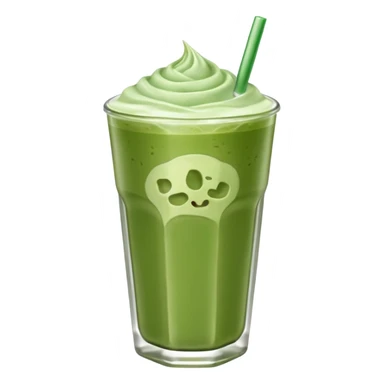 Iced matcha latte  sticker