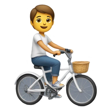 genera moi un enfant sur un velo sticker