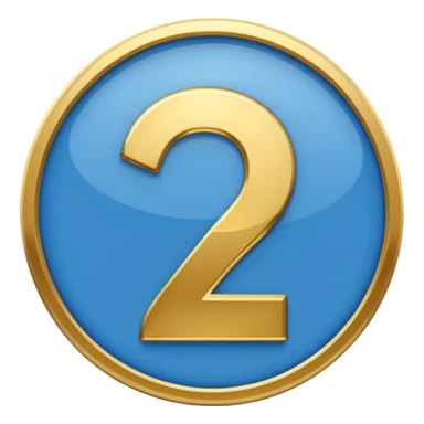 Create an emoji for squad number 2.
This is the best squad, with the most performance, power and knowledge

Make it like an iphone emoji
I want an emoji style to it sticker