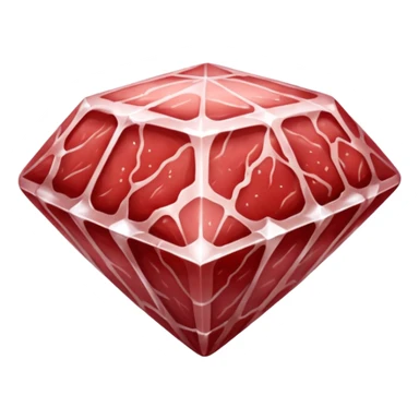 Diamond meat sticker