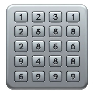 Keypad entry sticker