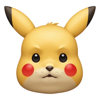 Un Pikachu qui et triste  sticker