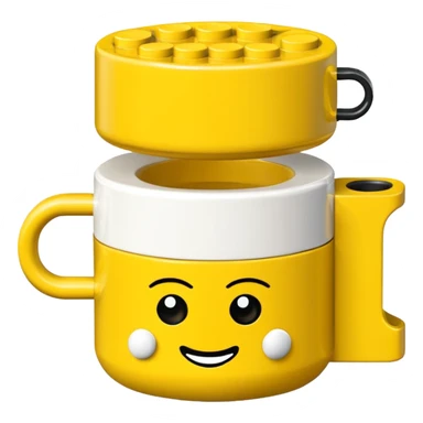Lego tea cup sticker