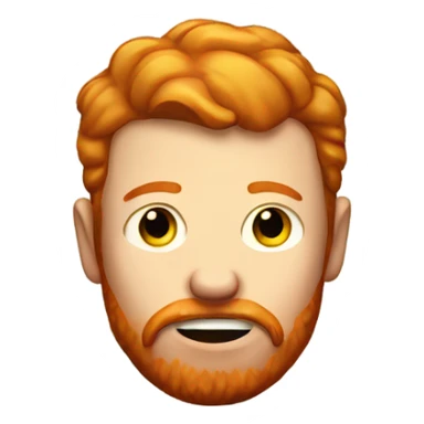 Ginger man with a bruised right eye with a beer  sticker