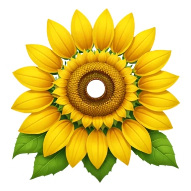 Sunflower yellow  sticker
