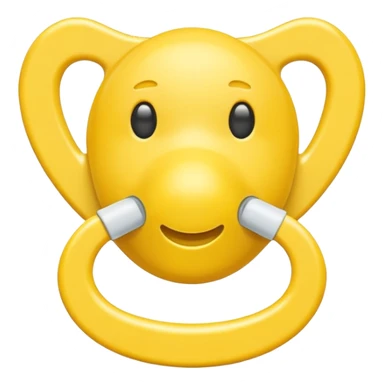 Chupeta amarela sticker