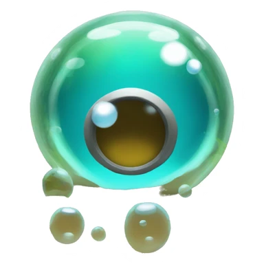 bubbles buried in this jungle sticker