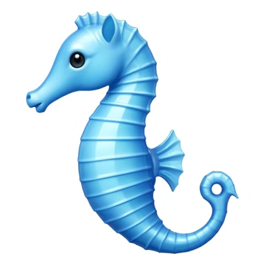 Light Blue Seahorse sticker