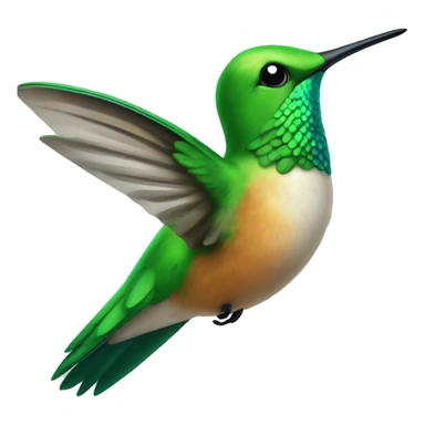 Humming bird sticker