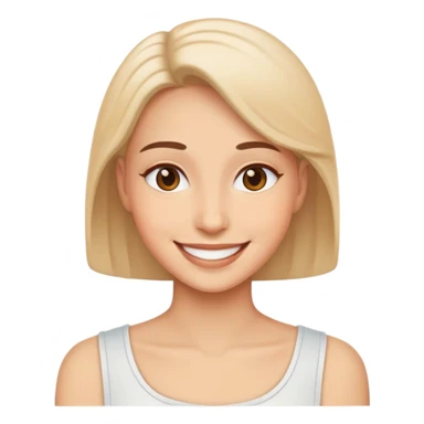 Grateful smile sticker