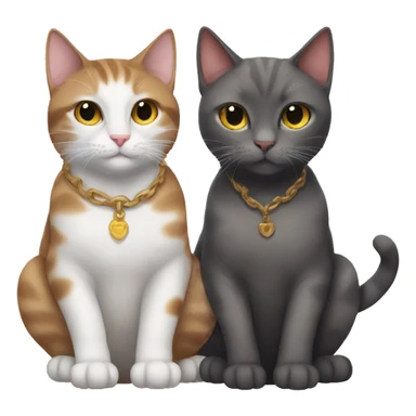 Cat bffs sticker