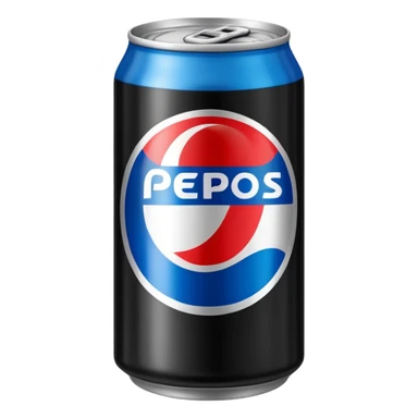 can of pepsi zero sugar the black one sticker