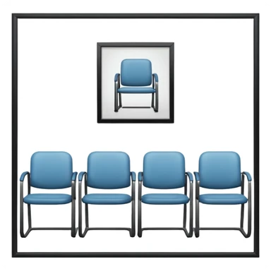 waiting room hospital sticker