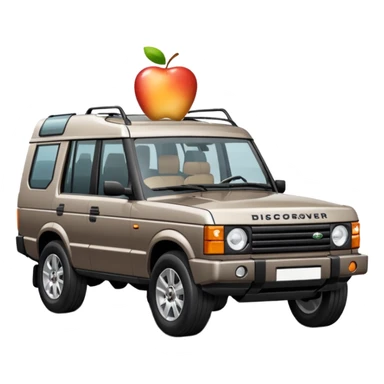 Grey-brown Land Rover Discovery
Apple emoji style. sticker