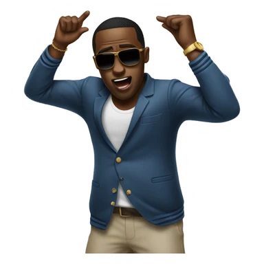 Diddy doing the dab sticker