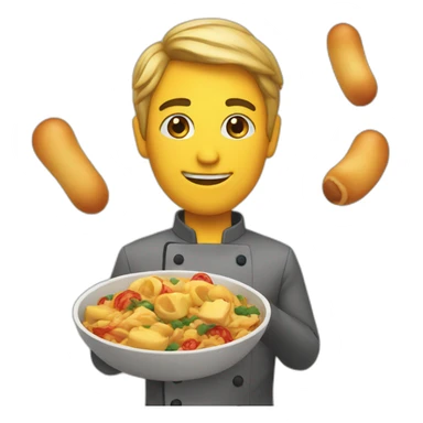 Chat qui cuisine sticker