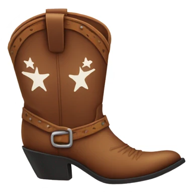Cowgirl boot sticker