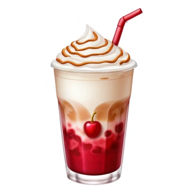 Iced cherry chai latte sticker