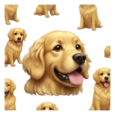 god golden retriever  sticker