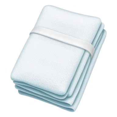 clean surgical gauze sticker