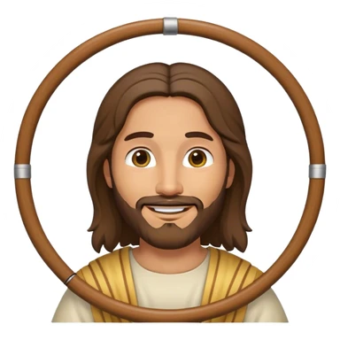 Jesus hooping sticker