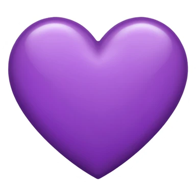 Coração roxo sticker