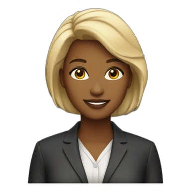 a female ceo of color sticker