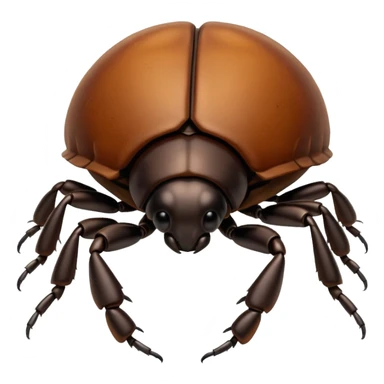 Dung Beetle Brown sticker