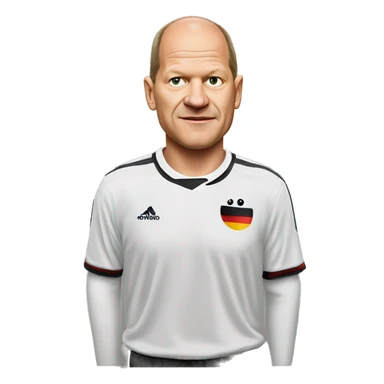 Olaf Scholz German Trikot sticker