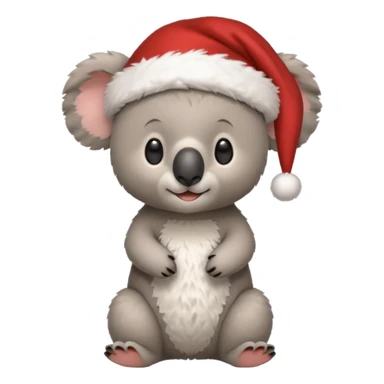 Koala with santa and tonies sticker