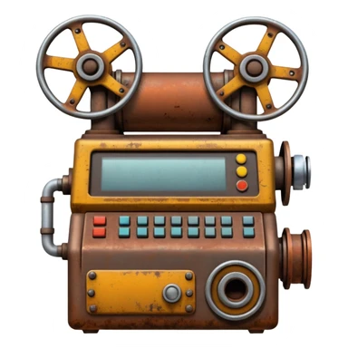 1980s machinery and equipment sticker