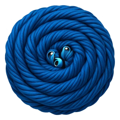 one color ball of yarn sticker