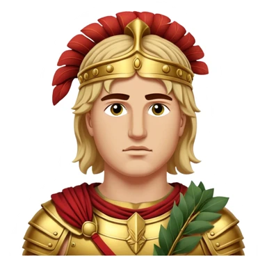 Cinematic Realistic portrait of Alexander the Great, depicted with photorealistic detail as a commanding historical conqueror, featuring sharp, lifelike facial features, meticulously rendered ancient Macedonian armor, and a laurel wreath, illuminated by natural, dramatic lighting that highlights his youthful determination and legendary presence. sticker